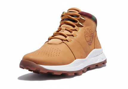 TIMBERLAND BROOKLYN MID LACE UP MEN BOOTS - Wheat Nubuck