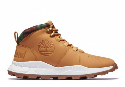TIMBERLAND BROOKLYN MID LACE UP MEN BOOTS - Wheat Nubuck