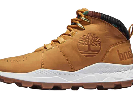 TIMBERLAND BROOKLYN MID LACE UP MEN BOOTS - Wheat Nubuck