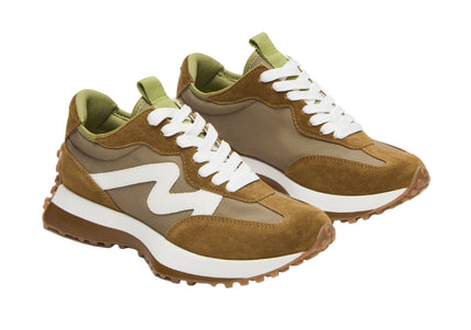 STEVE MADDEN CAMPO WOMEN SNEAKERS - Olive Multi