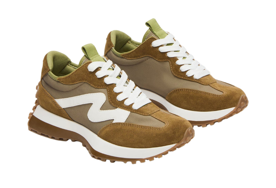 STEVE MADDEN CAMPO WOMEN SNEAKERS - Olive Multi