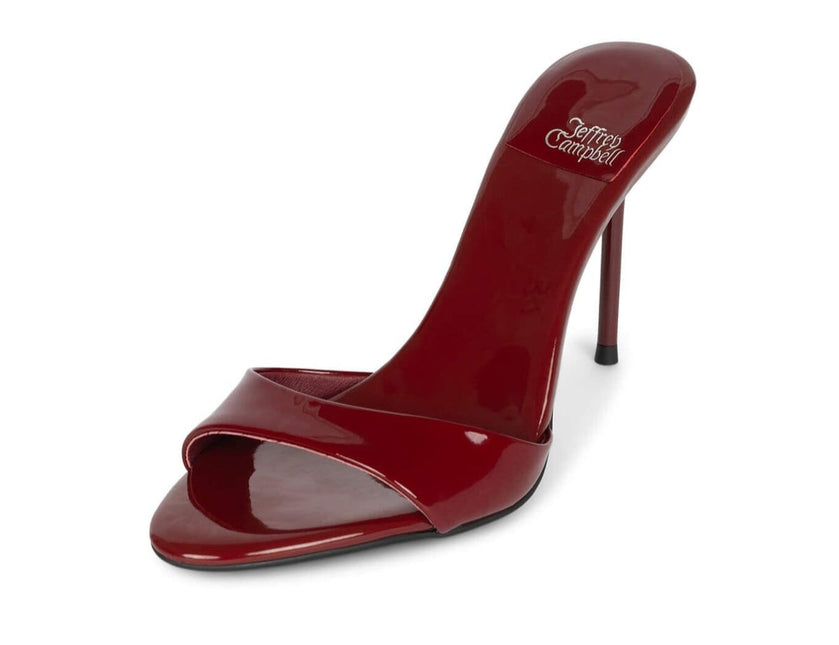 JEFFREY CAMPBELL CE-SOIRE WOMEN HEELS Brick Red Patent