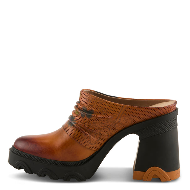 L`ARTISTE CHEMISTRY WOMEN MULES - Camel Multi