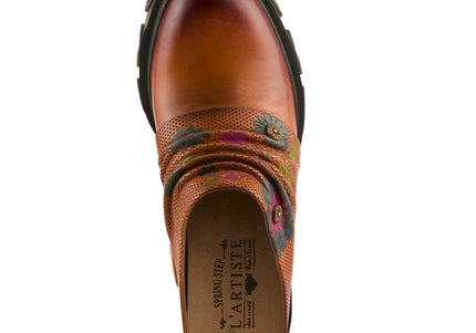 L`ARTISTE CHEMISTRY WOMEN MULES - Camel Multi