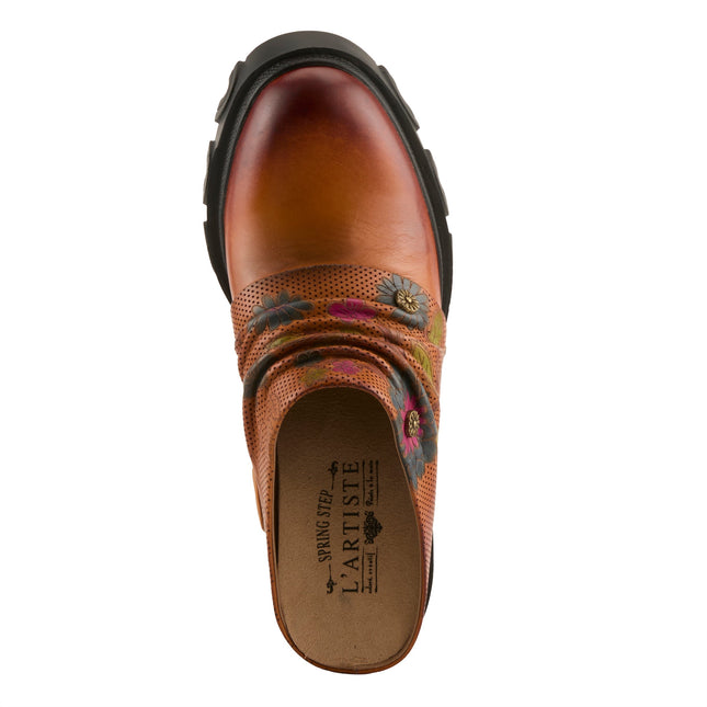 L`ARTISTE CHEMISTRY WOMEN MULES - Camel Multi