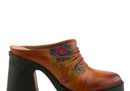 L`ARTISTE CHEMISTRY WOMEN MULES - Camel Multi