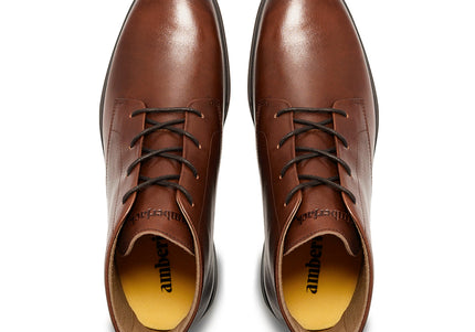 AMBERJACK THE CHUKKA MEN BOOTS - Chestnut & Mocha