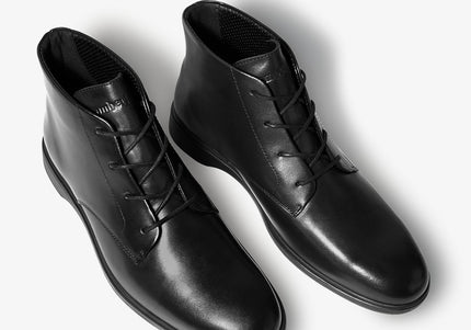AMBERJACK THE CHUKKA MEN BOOTS - Obsidian & Black
