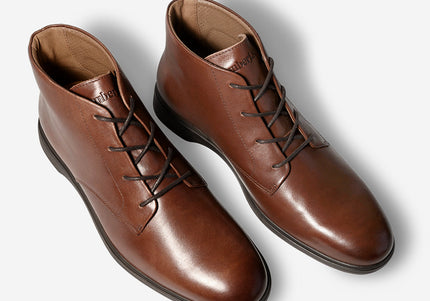AMBERJACK THE CHUKKA MEN BOOTS - Chestnut & Mocha