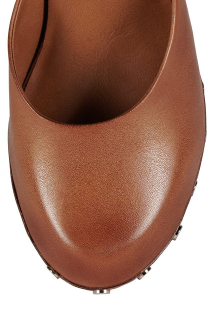 JEFFREY CAMPBELL CLOGUETTE WOMEN MULES Camel Distressed