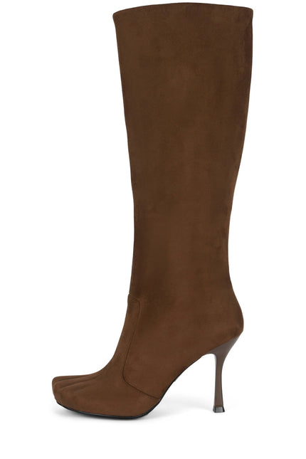 JEFFREY CAMPBELL CONFORM-K WOMEN BOOTS - Brown Suede