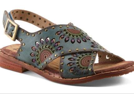 L'ARTISTE CROSSROADS WOMEN SANDALS - Grey Multi