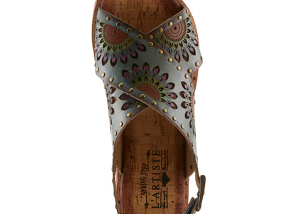 L'ARTISTE CROSSROADS WOMEN SANDALS - Grey Multi