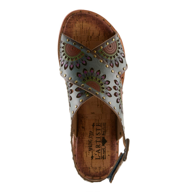 L'ARTISTE CROSSROADS WOMEN SANDALS - Grey Multi