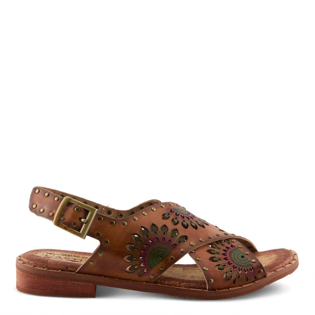 L'ARTISTE CROSSROADS WOMEN SANDALS - Brown Multi