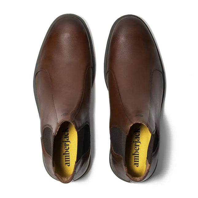 AMBERJACK THE CHELSEA MEN BOOTS - Chestnut & Mocha