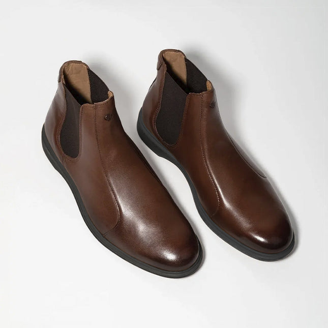 AMBERJACK THE CHELSEA MEN BOOTS - Chestnut & Mocha