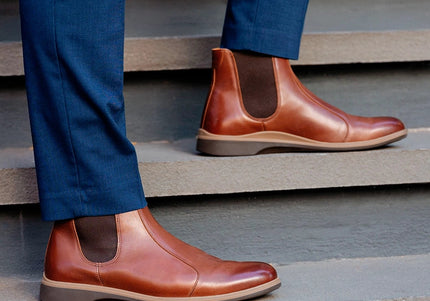 AMBERJACK THE CHELSEA MEN BOOTS - Chestnut