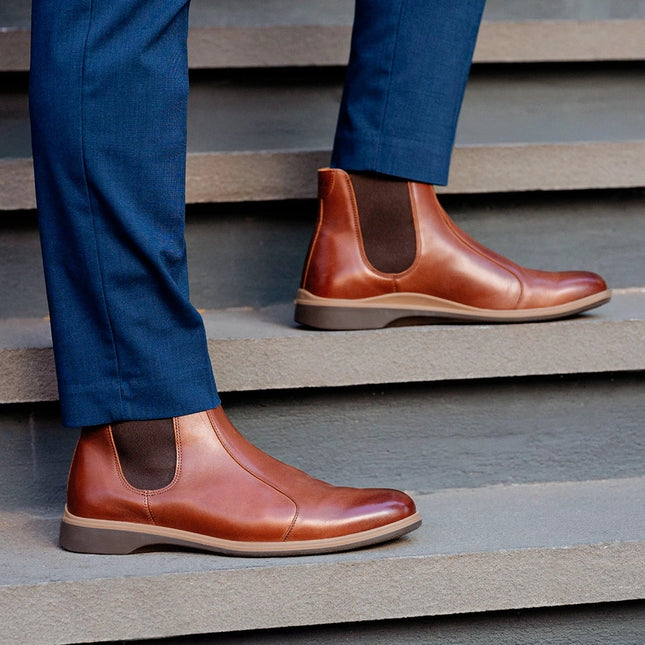 AMBERJACK THE CHELSEA MEN BOOTS - Chestnut