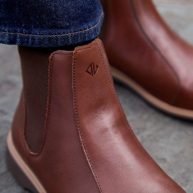 AMBERJACK THE CHELSEA MEN BOOTS - Chestnut
