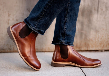 AMBERJACK THE CHELSEA MEN BOOTS - Chestnut