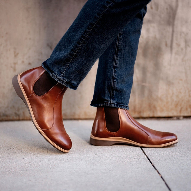 AMBERJACK THE CHELSEA MEN BOOTS - Chestnut
