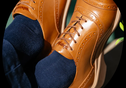AMBERJACK MEN DRESS SOCKS Cobalt