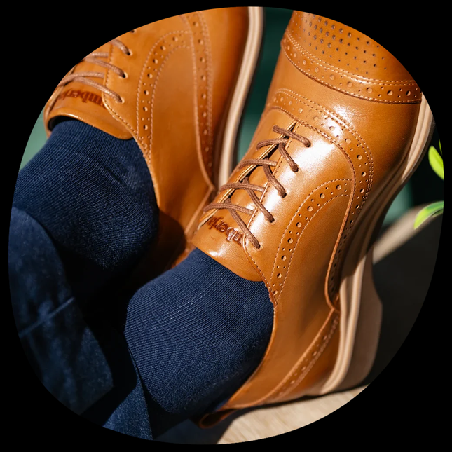 AMBERJACK MEN DRESS SOCKS Cobalt