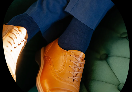 AMBERJACK MEN DRESS SOCKS Cobalt