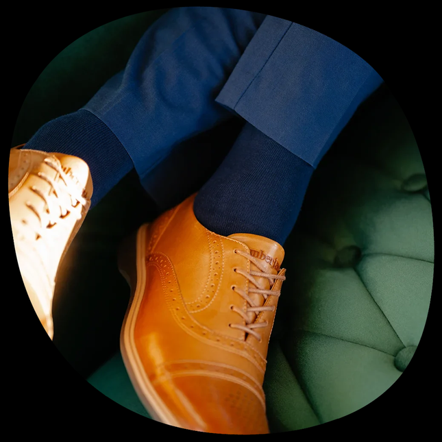 AMBERJACK MEN DRESS SOCKS Cobalt