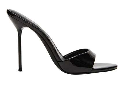 STEVE MADDEN DAVINA WOMEN MULES - Black Patent