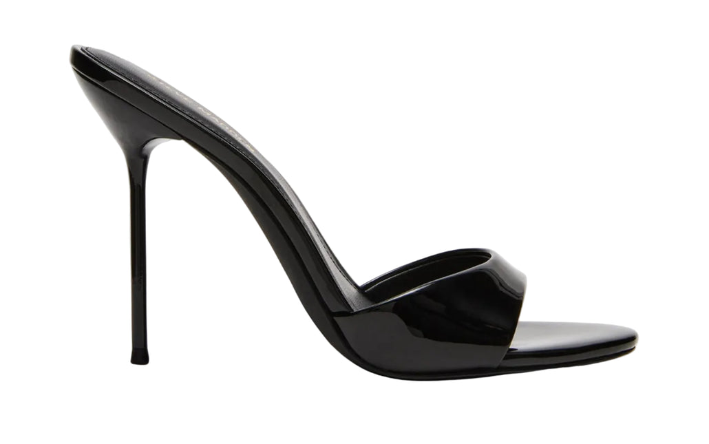 STEVE MADDEN DAVINA WOMEN MULES - Black Patent