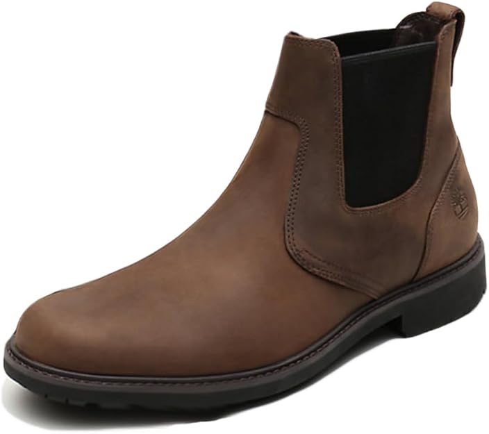 TIMBERLAND STORMBUCKS MID CHELSEA MEN BOOTS - Dark Brown