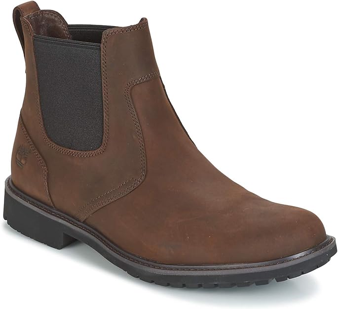 TIMBERLAND STORMBUCKS MID CHELSEA MEN BOOTS - Dark Brown
