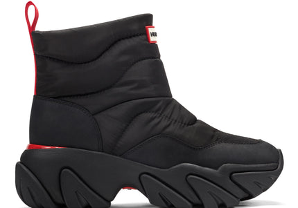 HUNTER DEBRA WOMEN RAIN BOOTS – Black/Hunter Red