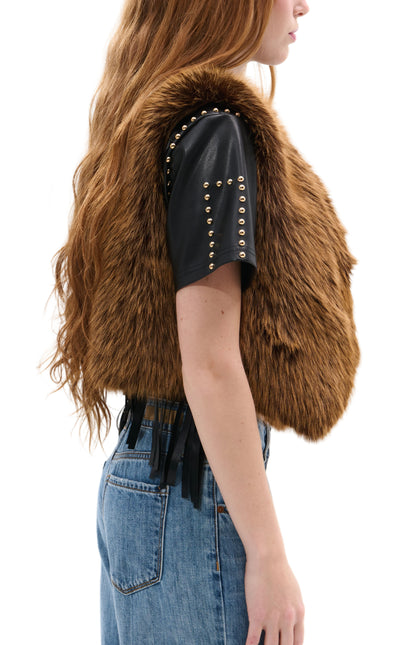 AZALEA WANG DEDRA WOMEN COATS - Brown