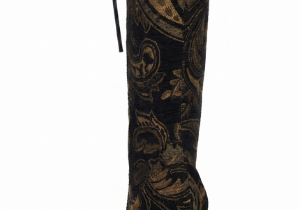 JEFFREY CAMPBELL ARCHILLE-K WOMEN BOOTS - Dark Brown Tapestry