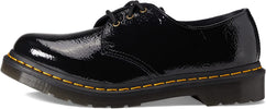 Black Distressed Patent