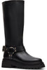Black Leather / 6 / Medium
