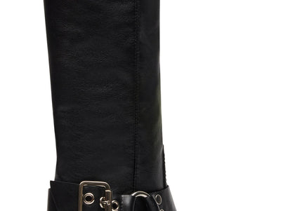 STEVE MADDEN EVEREST WOMEN BOOTS - Black Leather