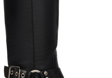 STEVE MADDEN EVEREST WOMEN BOOTS - Black Leather