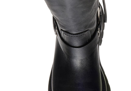 STEVE MADDEN EVEREST WOMEN BOOTS - Black Leather