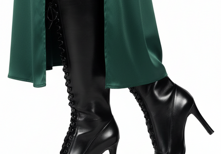 JEFFREY CAMPBELL FANNING WOMEN BOOTS - Black