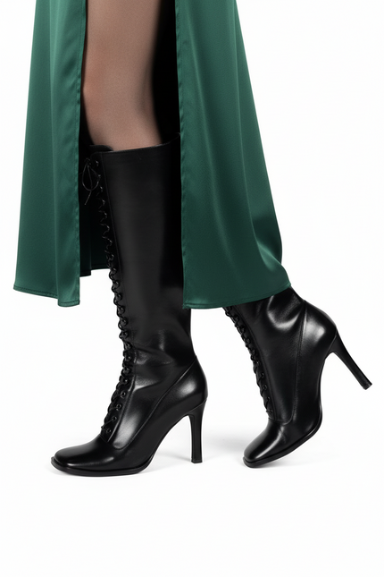 JEFFREY CAMPBELL FANNING WOMEN BOOTS - Black