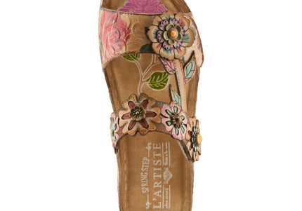 L'ARTISTE FEELSGREAT WOMEN SANDALS - Beige Multi