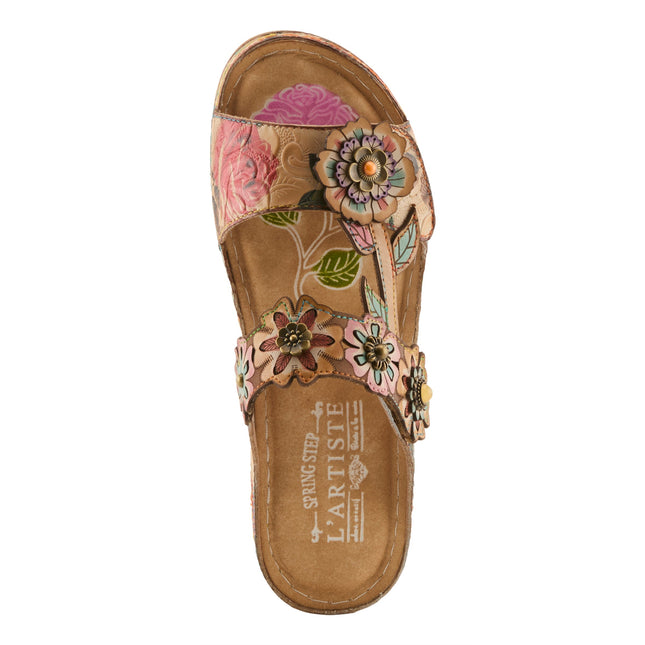 L'ARTISTE FEELSGREAT WOMEN SANDALS - Beige Multi