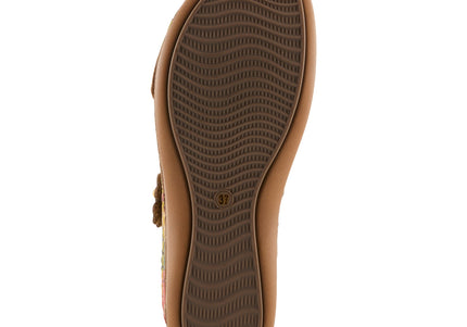 L'ARTISTE FEELSGREAT WOMEN SANDALS - Beige Multi