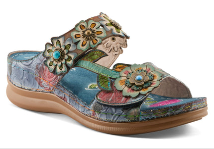 L'ARTISTE FEELSGREAT WOMEN SANDALS - Blue Multi