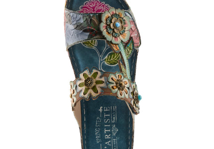 L'ARTISTE FEELSGREAT WOMEN SANDALS - Blue Multi