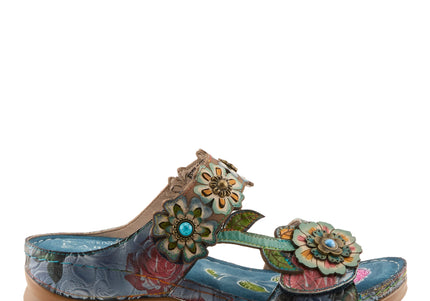 L'ARTISTE FEELSGREAT WOMEN SANDALS - Blue Multi